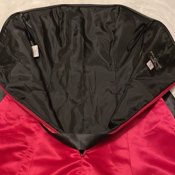 VINTAGE Jessica McClintock Gunne Sax Pink w/ Removable Ties Strapless dress 7/8 - Picture 4 of 6